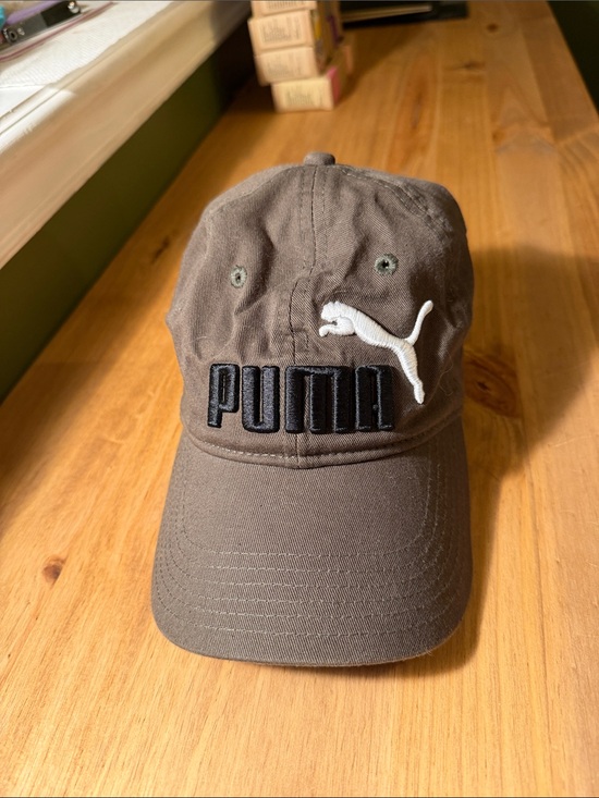 Puma Other - Puma Brown Cap with White Puma Logo